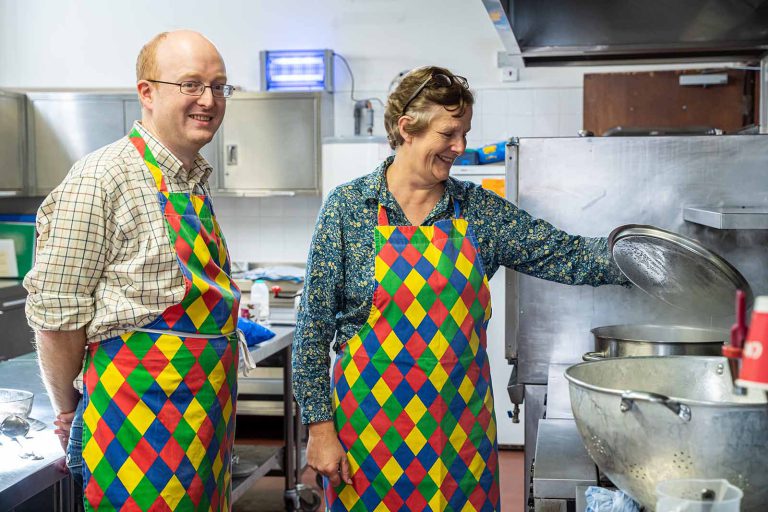 Cooking Sunday Lunch at St Columba's