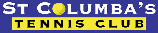 St Columba's Tennis club logo.

