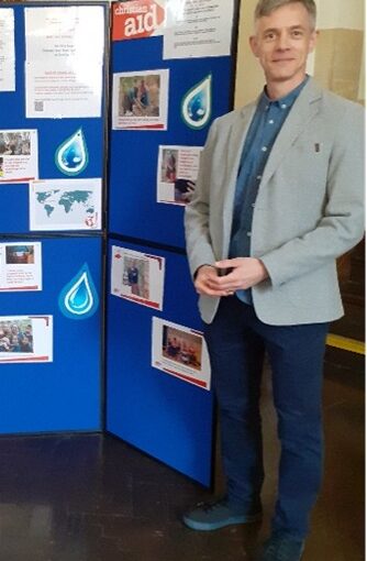 A picture of Chris Snow, Christian Aid speaker