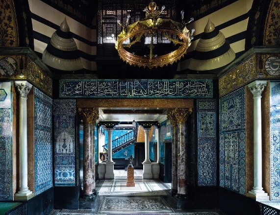 A picture of the Arabic hall at Leighton House