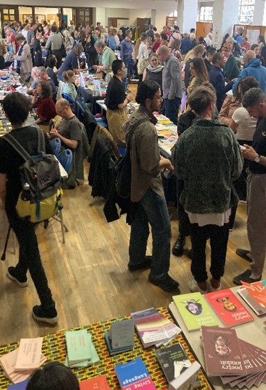 An image of Poetry Society event in the Lower Hall