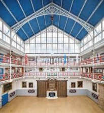 A picture of the inside of London Scottish House