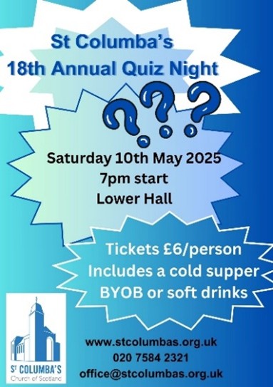 An image of Quiz Night poster