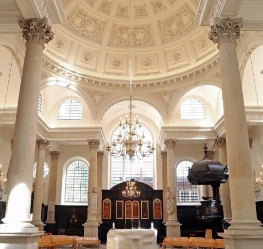 St Stephen Walbrook entrance hall