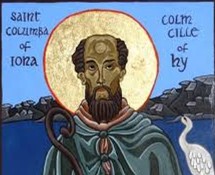 Painting of St Columba