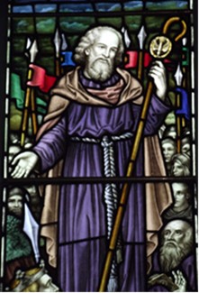 Painting of St Columba