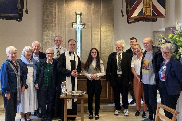 One of our new member (Lorrayne) baptism